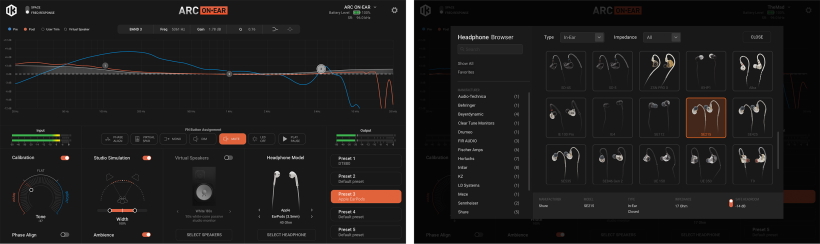 IK Multimedia ARC ON EAR GUI small