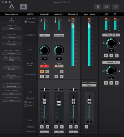 Apogee Duet 3 Apogee Control Software small