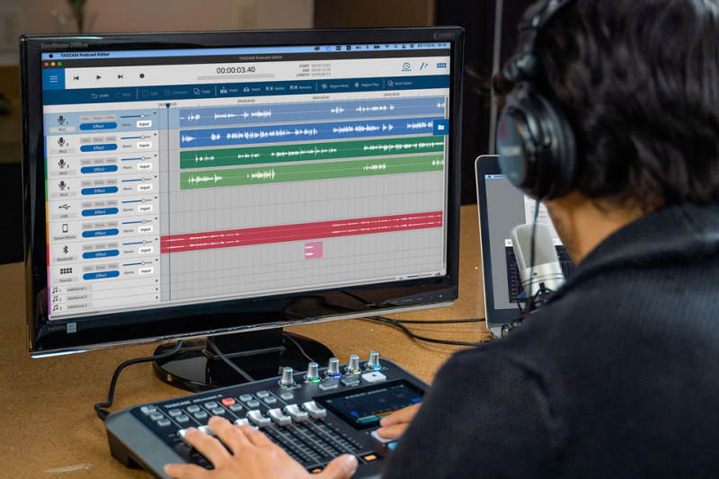 Tascam mixcast4 editor v