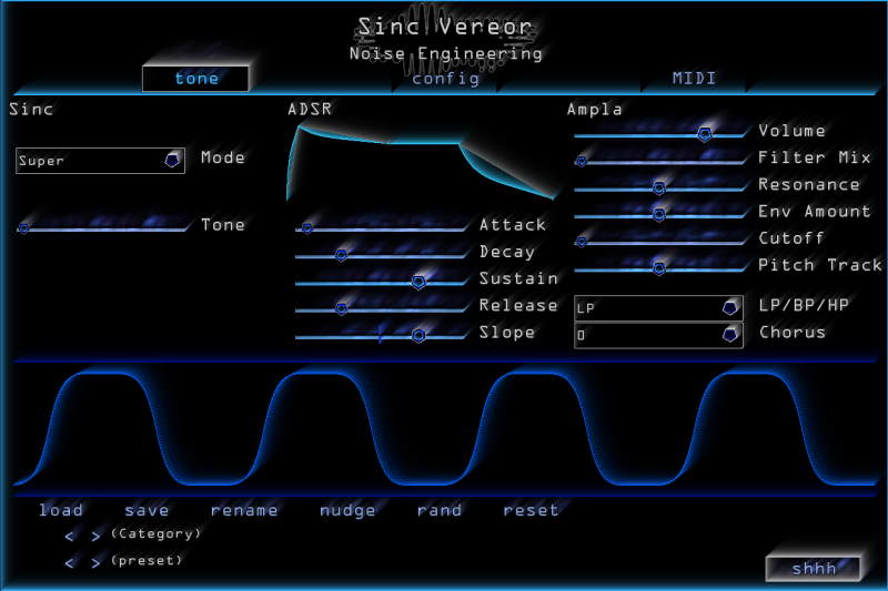 NoiseEngineering Sinc Vereor tone