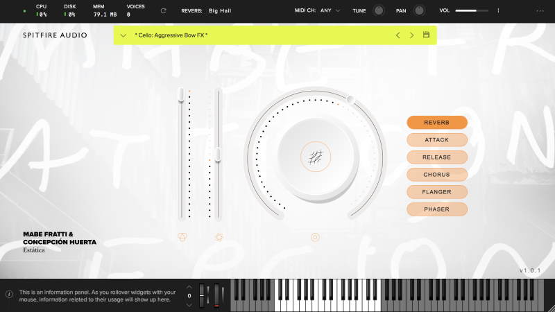 SpitfireAudio MABE GUI