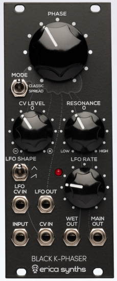 Erica Synths Black K Phaser