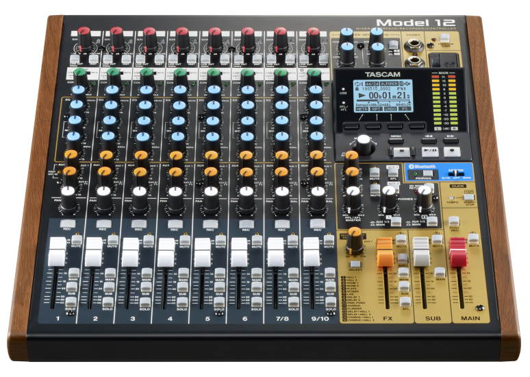 Tascam Model12 front pr