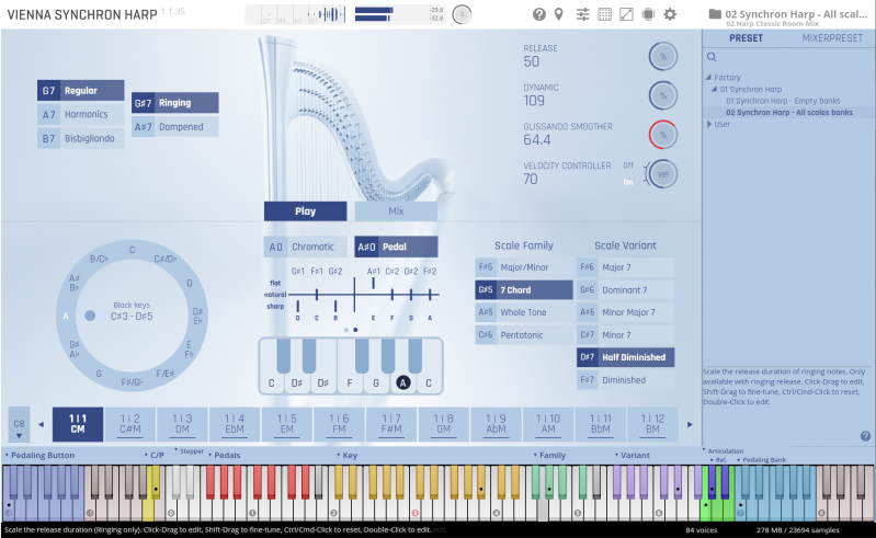 VSL SynchronHarp GUI small