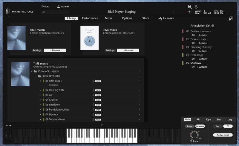 OrchestralTools TIME macro small