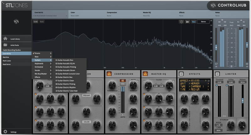 STL Tones ControlHub GUI small