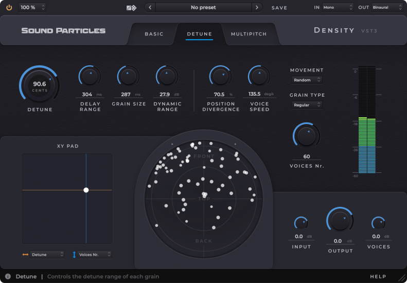 SoundParticles density detune screenshot