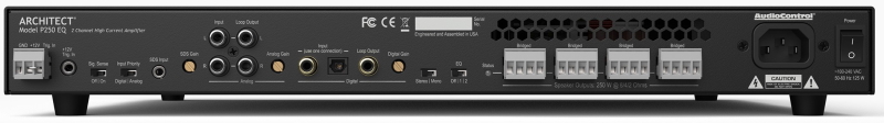 AudioControl P250 EQ rear small