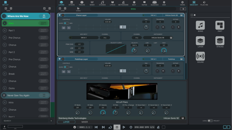 Steinberg VST Live 01 small