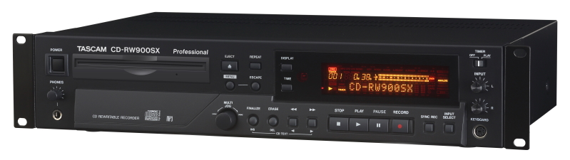 Tascam CD RW900SX right angle small