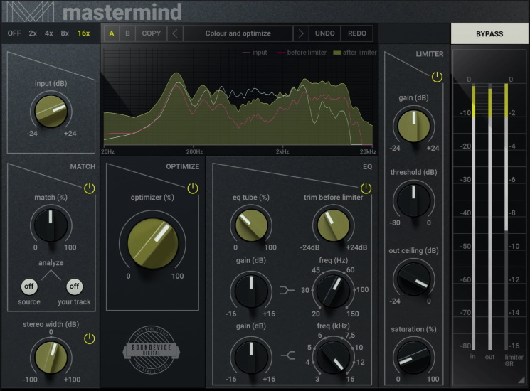 Soundevice Mastermind UI