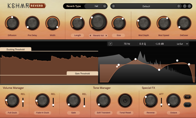 WAProd KSHMR Reverb GUI