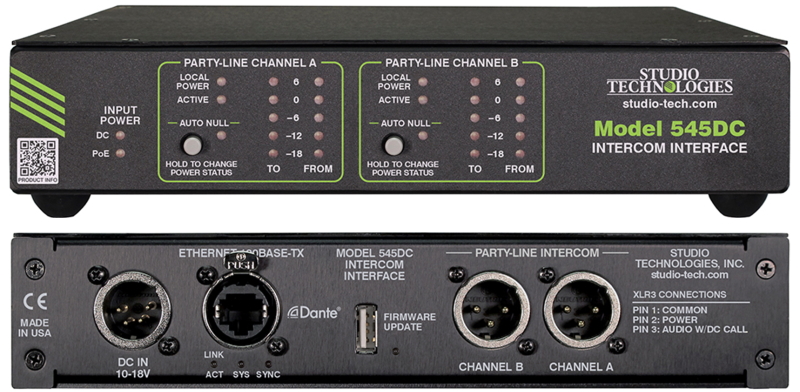 StudioTechnologies Model 545DC