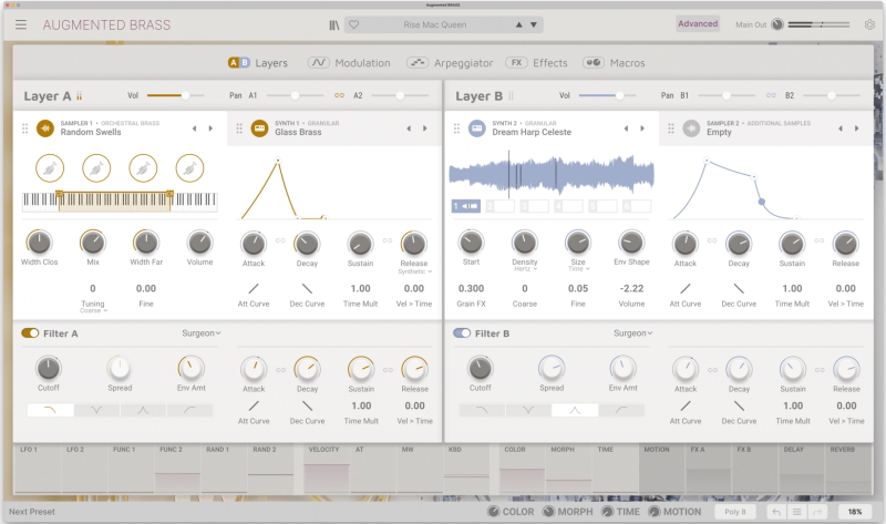 Arturia AugmentedBRASS GUI small