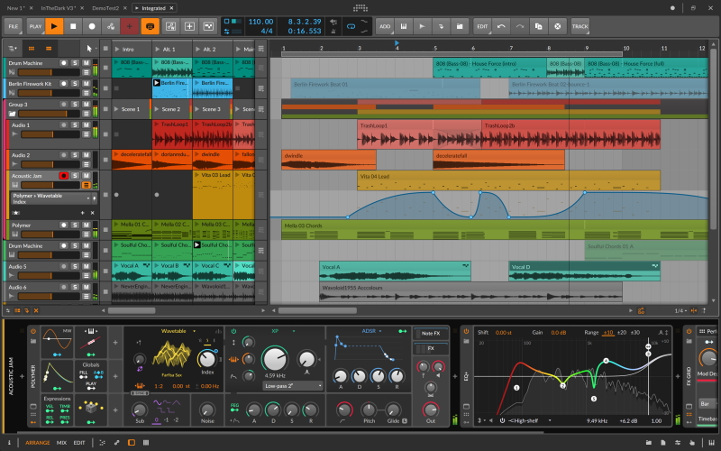 Bitwig Studio Screenshot small