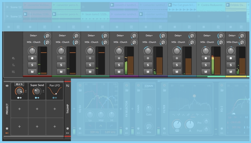 Bitwig Studio 5 project level modulators