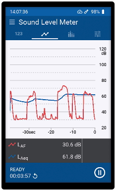 NTiAudio XL3 Screen Sound Level Meter 04