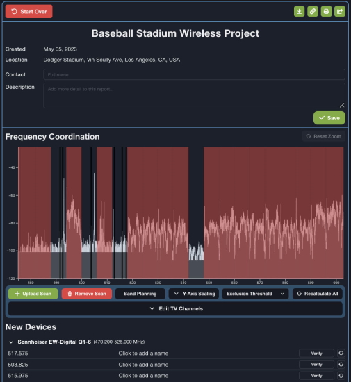 RFVenue WirelessSystemBuilderV2