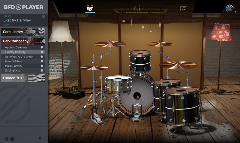 BFD drums BFDPlayer GUI