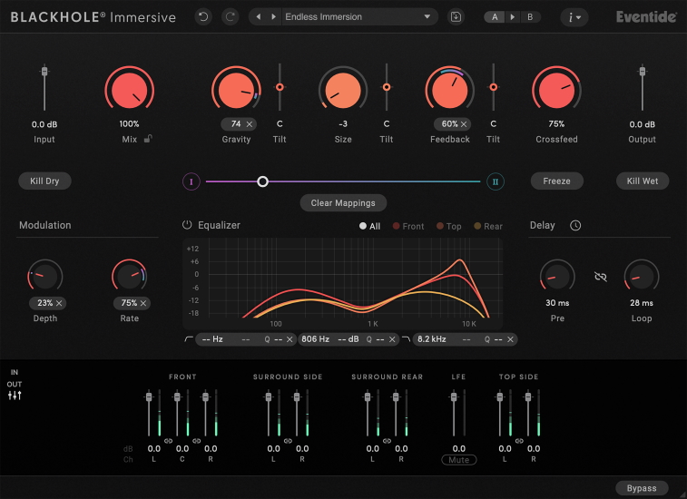 Eventide BlackholeImmersive GUI