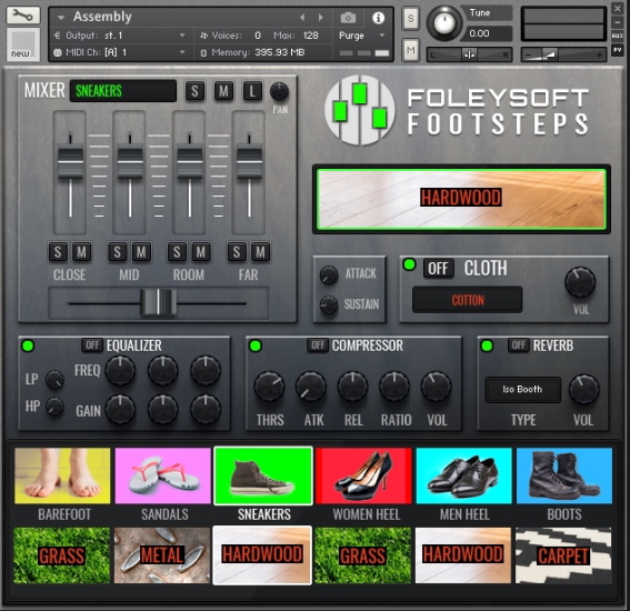 Foleysoft footsteps KontaktGUI