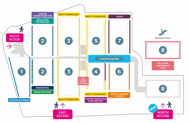 ISE24 Floorplan WithNorthEntrance