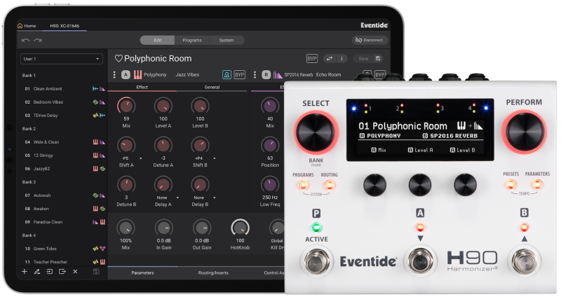 Eventide H90 iPad Control