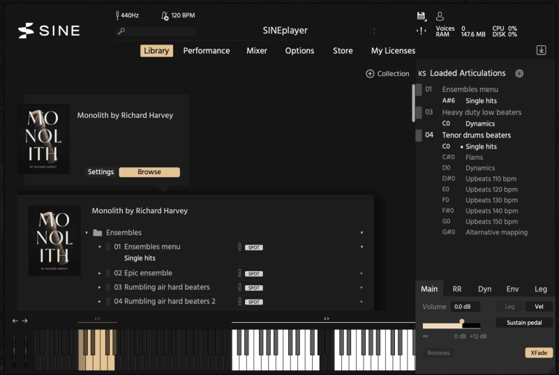 OrchestralTools Monolith 02 GUI