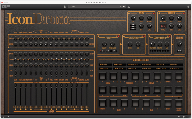 GForce IconDrum GUI small